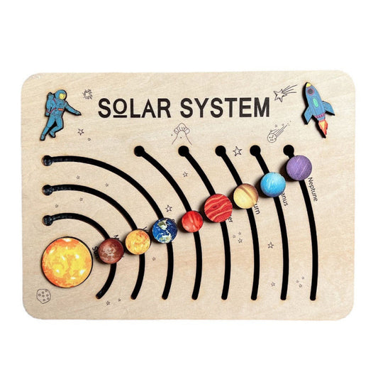 出厂价批发太阳系行星多层益智板幼儿教育游戏
