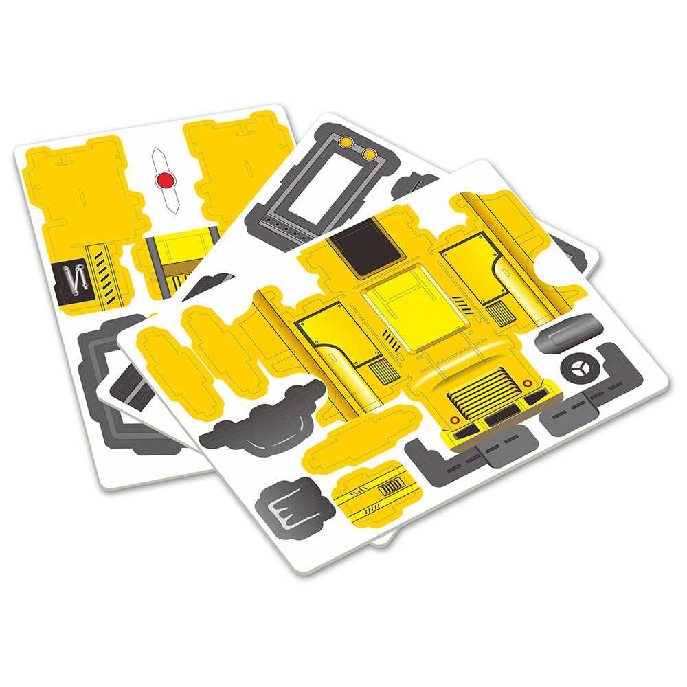 OEM 制造商定制塑料儿童 DIY 益智玩具卡通汽车模型 3D 拼图
