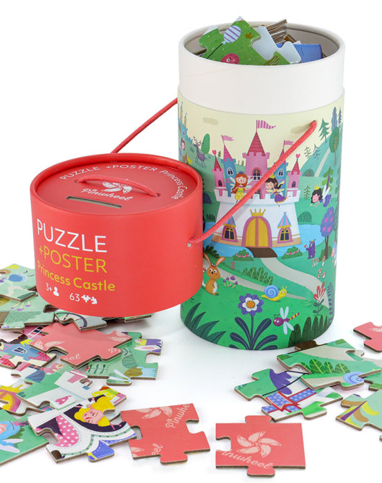 New arrival 63 canned puzzle toys for children Large animation Enlightenment puzzle gift box 3+