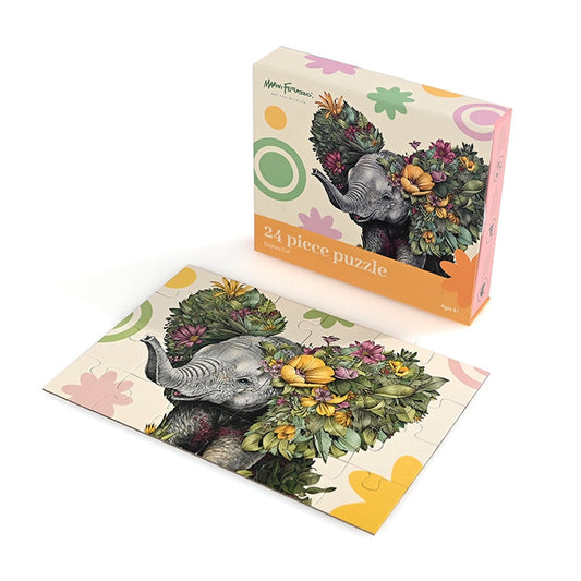 Printing Service Magnetic Rigid Box Packaging Custom Toys 24 Pieces Preschool Jigsaw Puzzle Kids