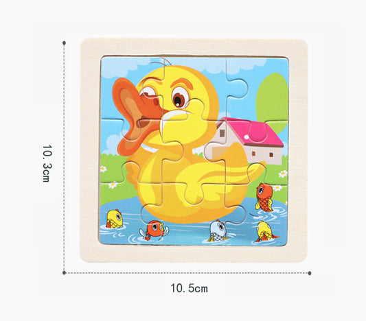 Hot Sale Factory Direct Early education wooden puzzle jigsaw board toy for kids preschool learning games