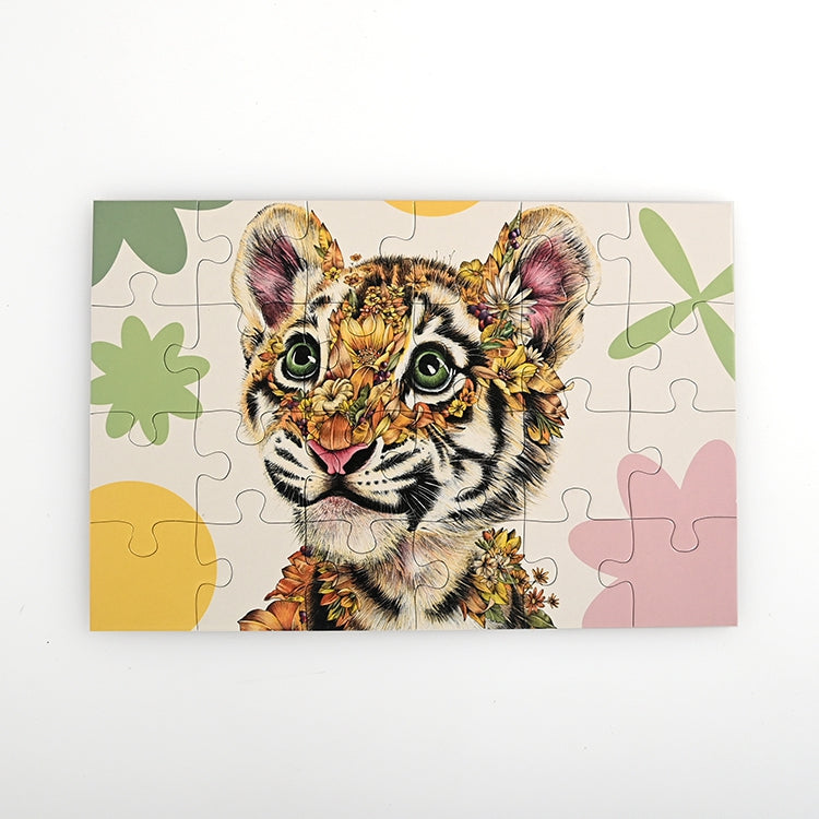 Eco Friendly Custom Jigsaw Puzzles Manufacturers 24 Pcs With Magnetic Box Jigsaw Puzzle Kids Game
