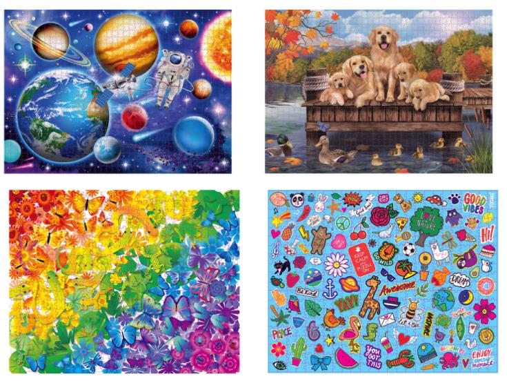 Factory Price High Quality 1000 / 500 Pieces Jigsaw Puzzle Accept Custom