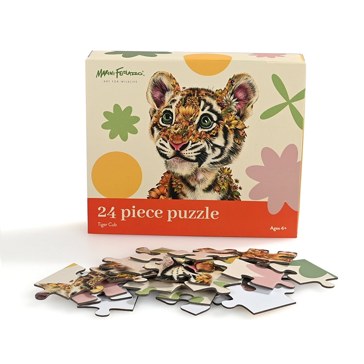 Eco Friendly Custom Jigsaw Puzzles Manufacturers 24 Pcs With Magnetic Box Jigsaw Puzzle Kids Game