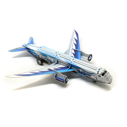 促销迷你飞机 3d 拼图模型智力玩具 3d 飞机拼图 Diy 儿童组装塑料拼图