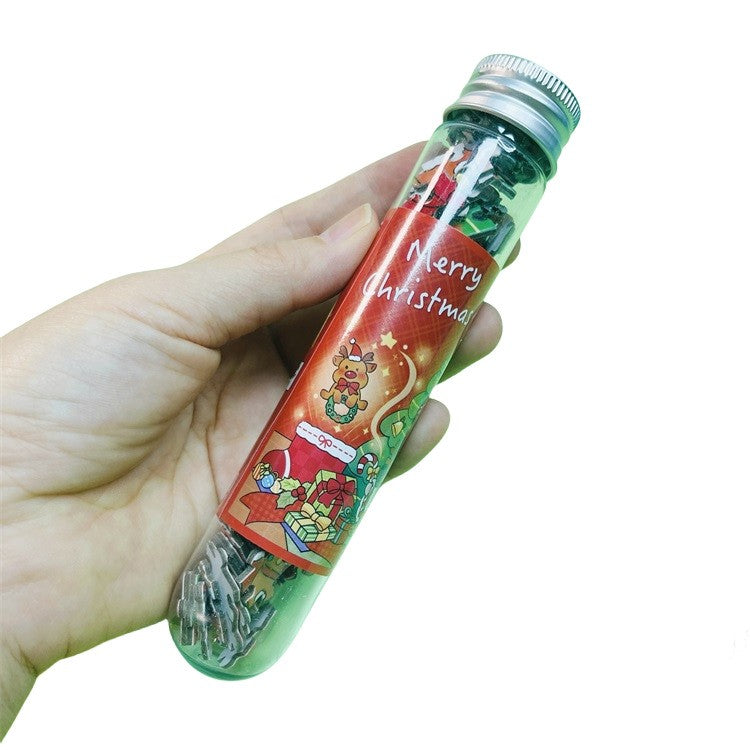 Hot Sales Custom Printing Small Jigsaw Puzzle Portable Test Tube Jigsaw Puzzle For Children Adult Tiny Puzzle