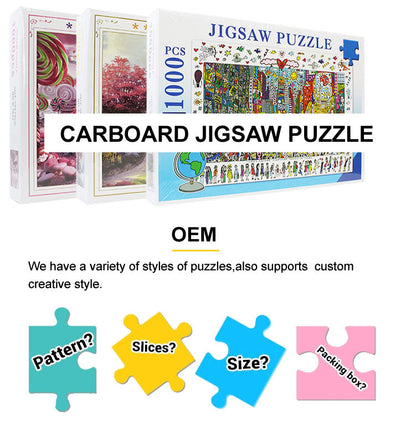 custom jigsaw puzzles 500 pieces puzzle box for adults brain