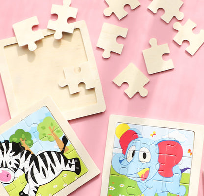 热销厂家直销早教木制拼图拼图板玩具儿童学前学习游戏
