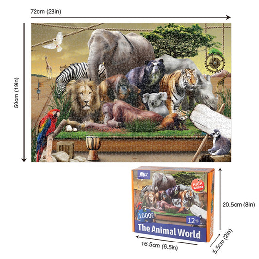 2023 New Arrivals Brain Teaser Animal Puzzle Custom Jigsaw Puzzles 1000 Pieces Customize
